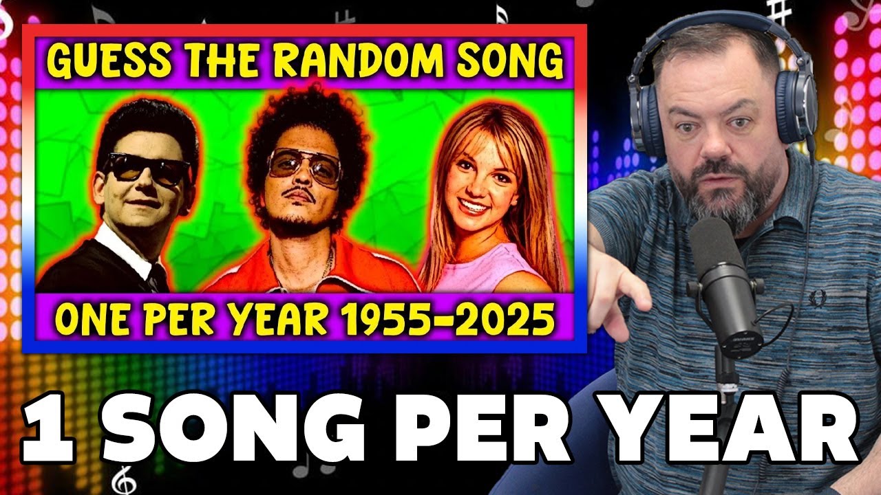 Guess the Song - ONE Random Song PER YEAR (1955-2025) | Music Quiz REACTION | OFFICE BLOKES REACT!!