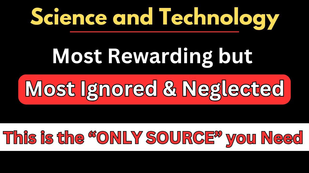 The Only *Definite* way to prepare for Science for UPSC 2024 !!