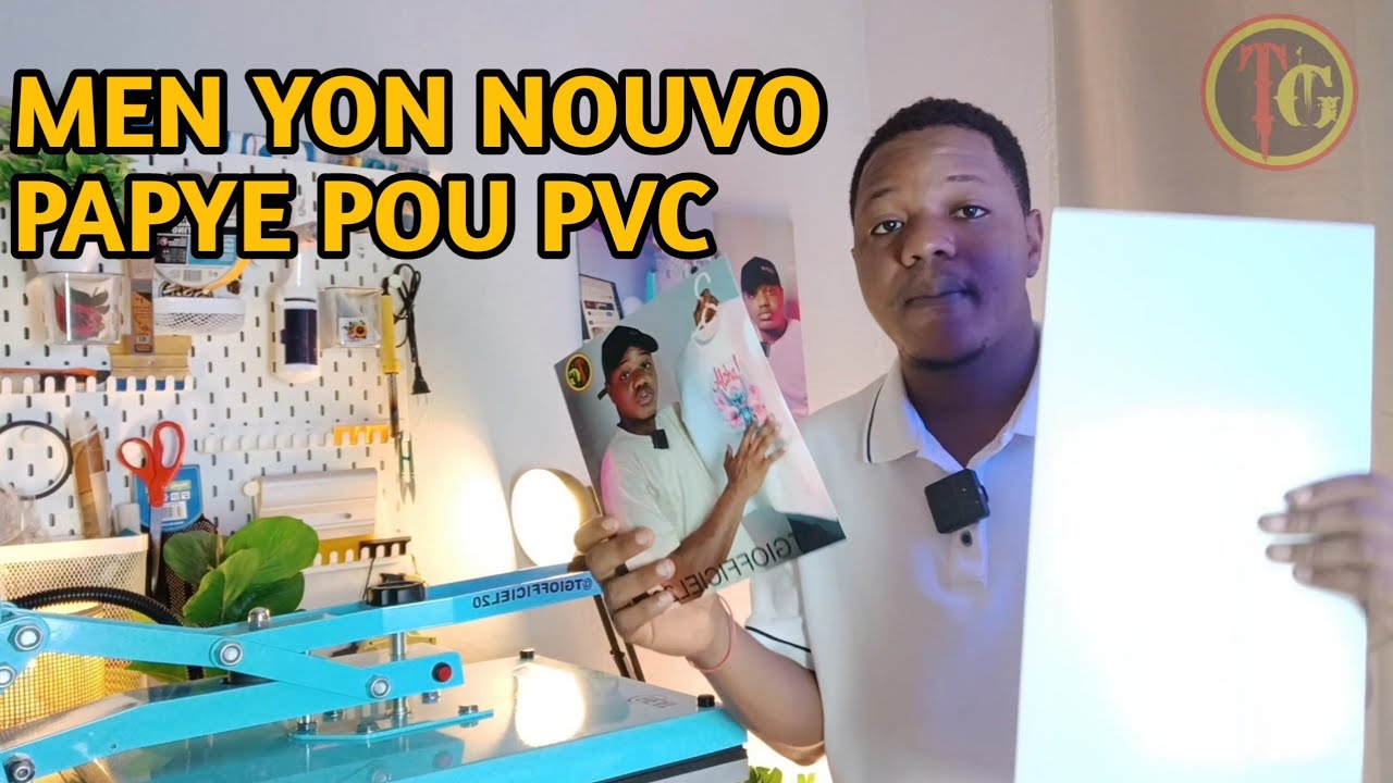 Men videos yon nouvo papye ki fe tablo pvc vin dekouvril avèm