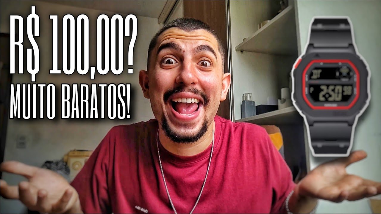 6 Relógios MUITO BARATOS que surpreendem de verdade!!!