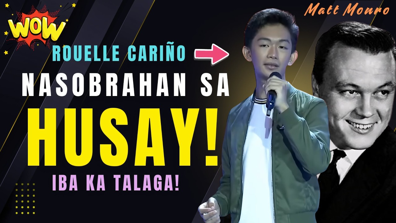 Filipino SHOCKS The whole WORLD!  Rouelle Cariño  Matt Monro PANGHARANA ang VOICE!