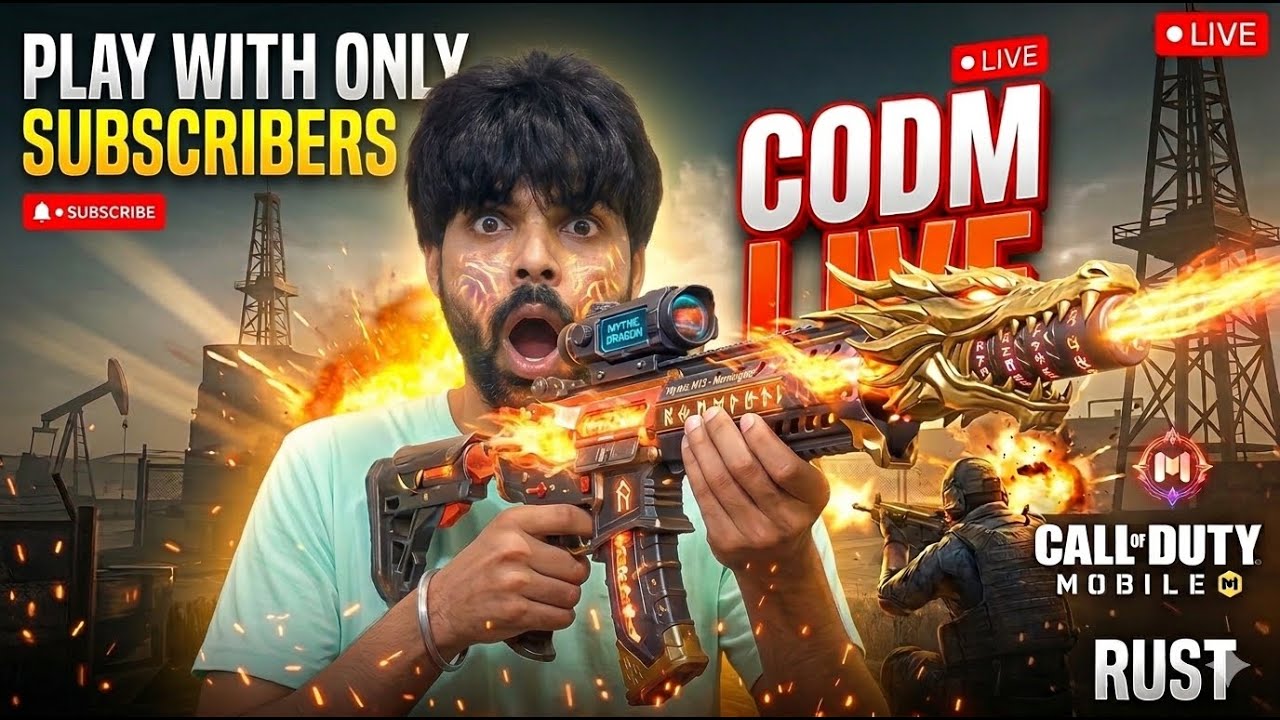 Call of Duty Mobile Live Stream Today | Play With Only Subscribers #codm #callofduty #codmlive