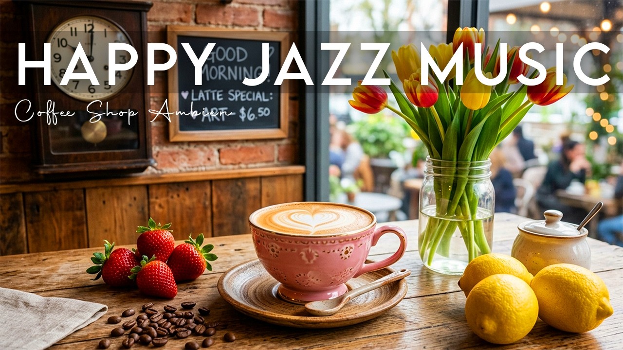 Happy Jazz Music ☕ Bossa Nova background for Relaxing, Great Moods and Happy Moods