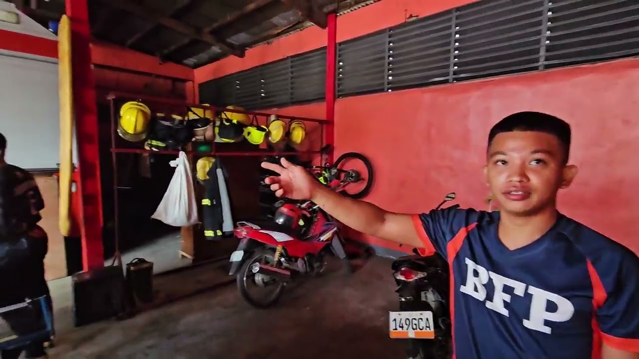 Tour of Station 1 Firestation Tagbilaran City, Bolhol, Philippines.