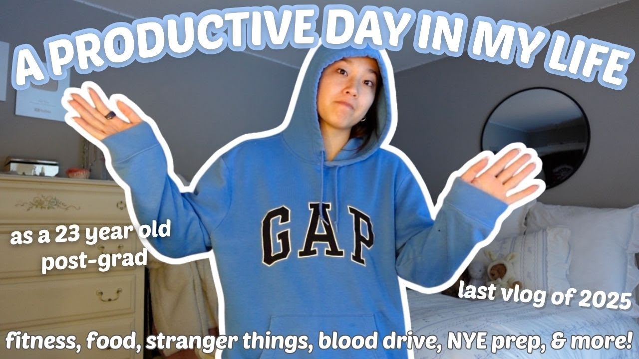AN EPIC DAY IN MY LIFE as a 23 year old post-grad ~ (fitness, stranger things, blood drive, & more!)