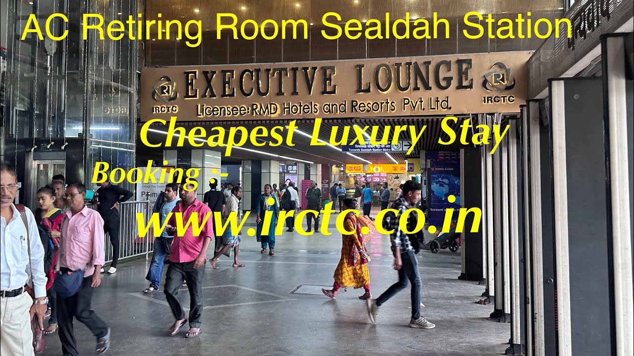 Cheapest Luxury stay in Sealdah Station | AC Retiring Room | #sealdah #kolkata #hotel #beststay