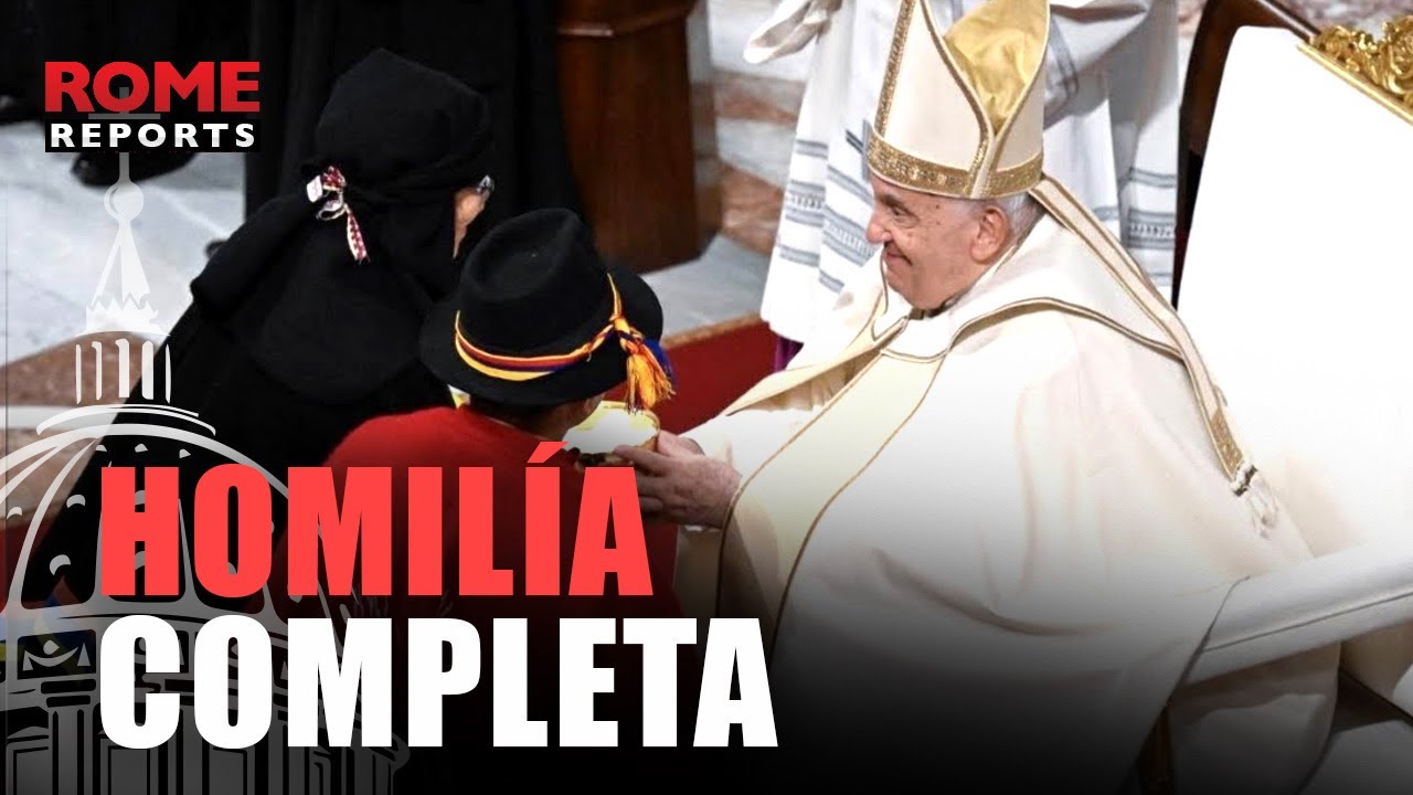Homilía completa del papa en la misa por la Virgen de Guadalupe