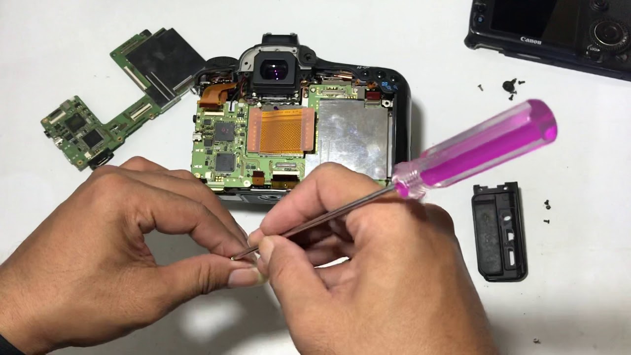 CANON EOS 7D LCD BLANK