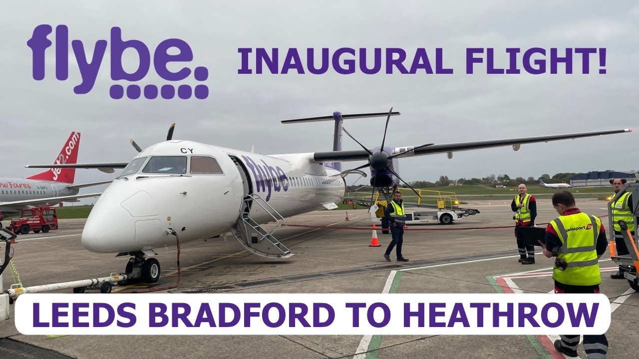 FLYBE 2.0'S INAUGURAL FLIGHT! HORRENDOUS SECURITY QUEUES - Leeds Bradford to London Heathrow