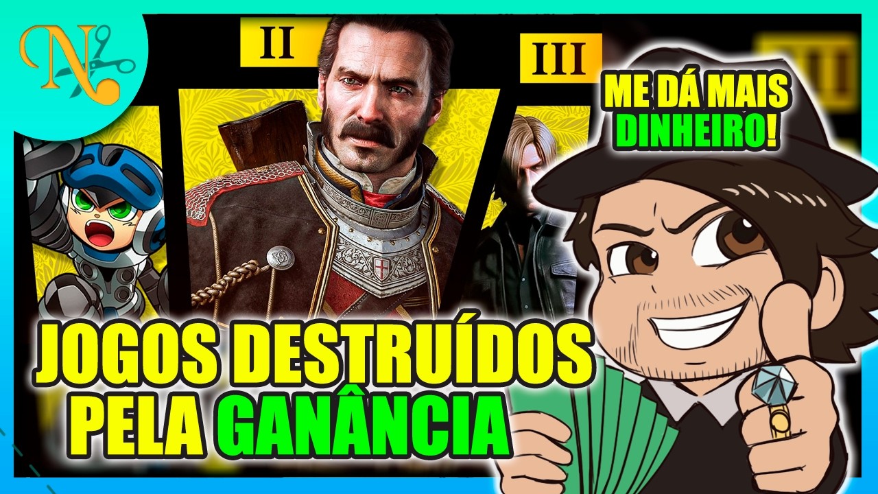 AS IDEIAS MAIS IMBECIS DA INDÚSTRIA DOS JOGOS - React 3 Grandes Potenciais (Jogados Fora) @Gamera