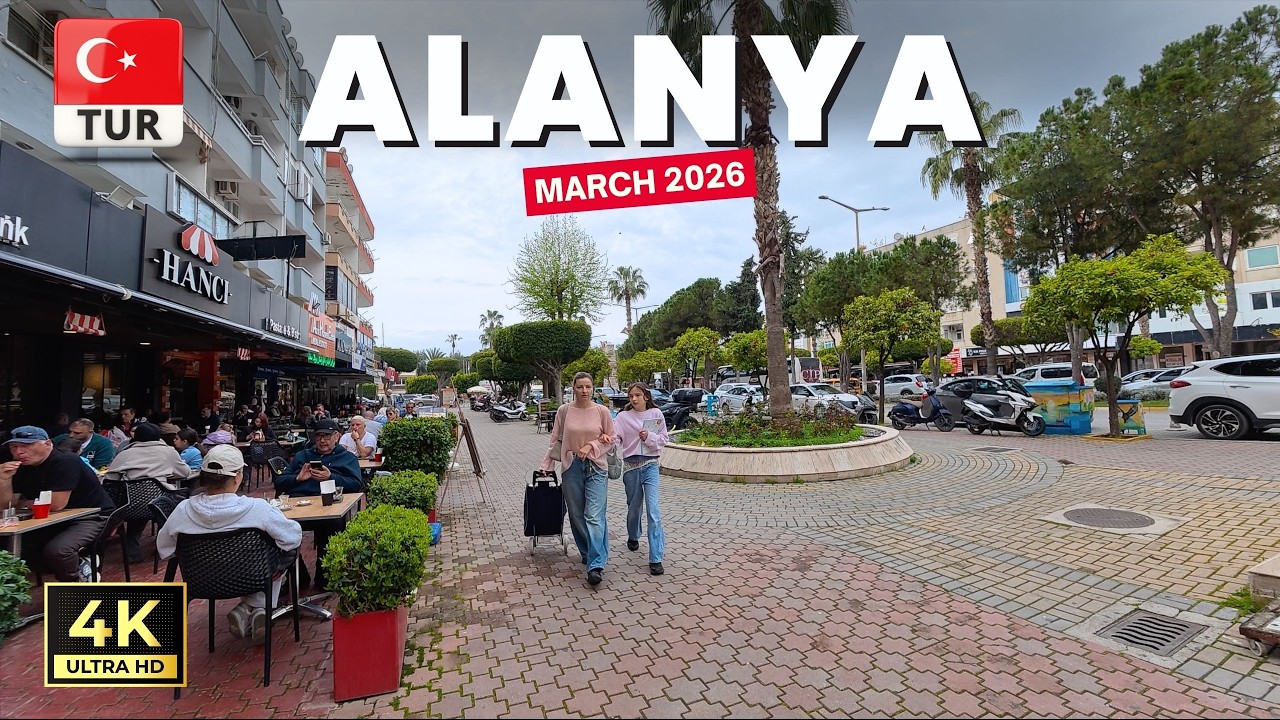 Alanya Mahmutlar Walking Tour | Antalya Turkiye | March 2026