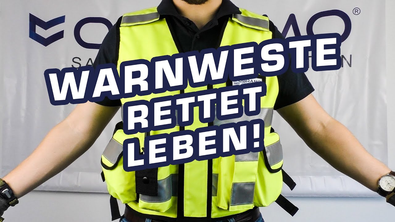 OBRAMO Einsatz-Warnweste Sicherheitsweste - Produktvorstellung