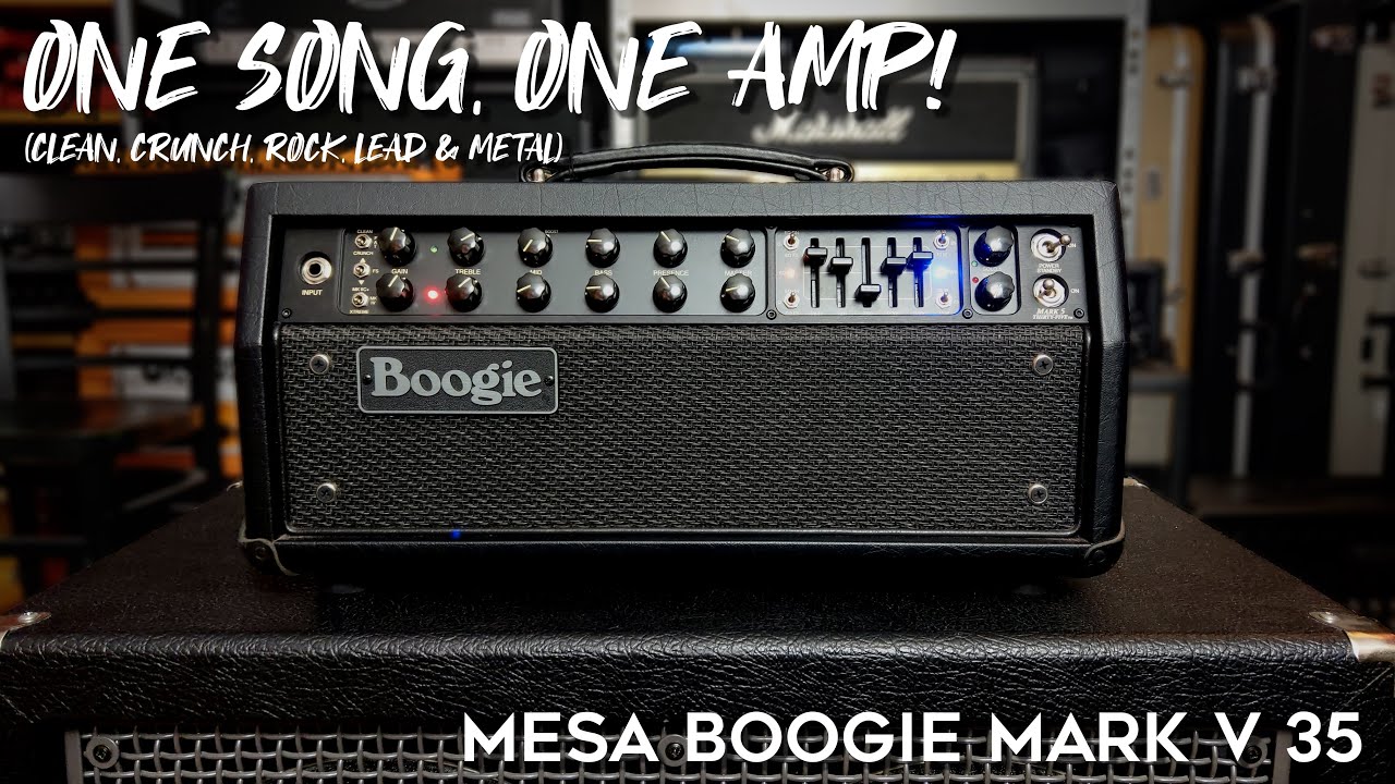 The Mesa Boogie Mark V 35! How Versatile Is It? (From Clean To Mean!)