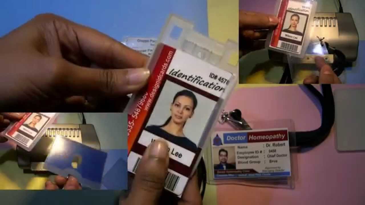 Laminating your ID cards Quick and Easy
