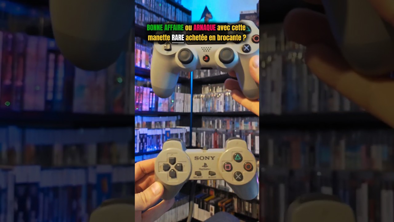 grosse trouvaille en #videgrenier #brocante cette magnifique #manette #ps4 #dualshock4
