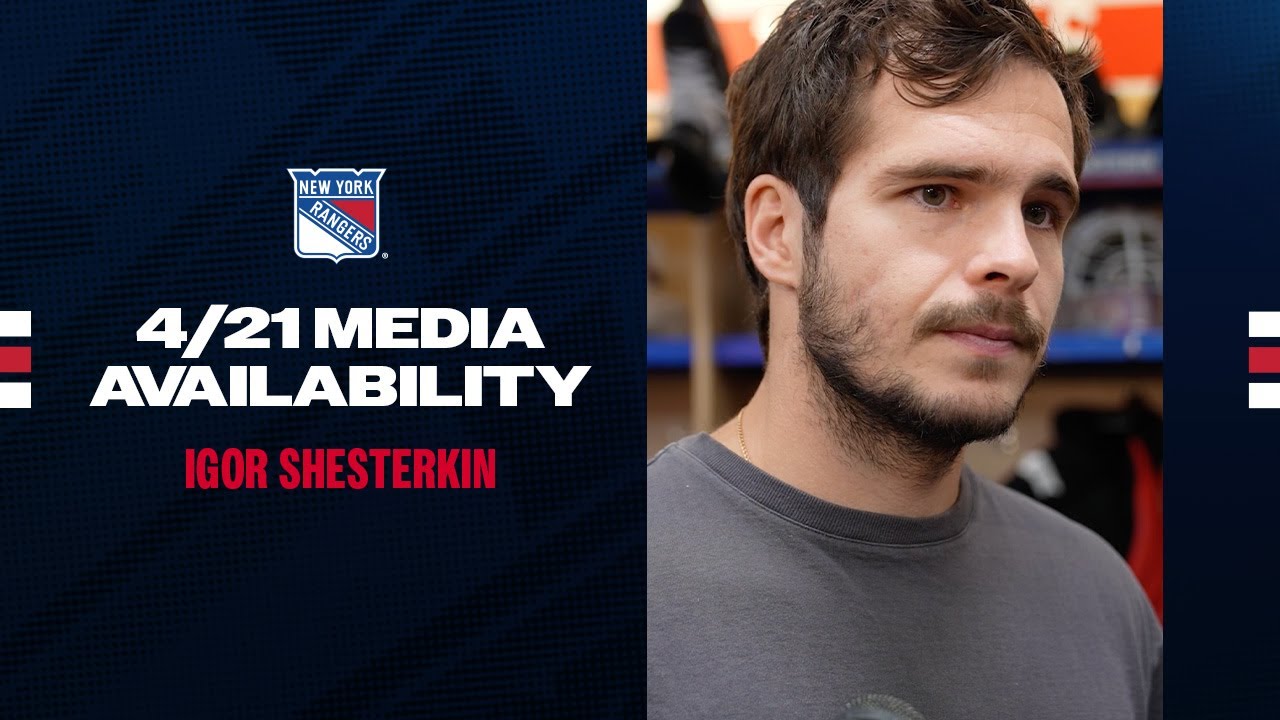 NYR 2025 Exit Day: Igor Shesterkin Media Availability | April 21, 2025