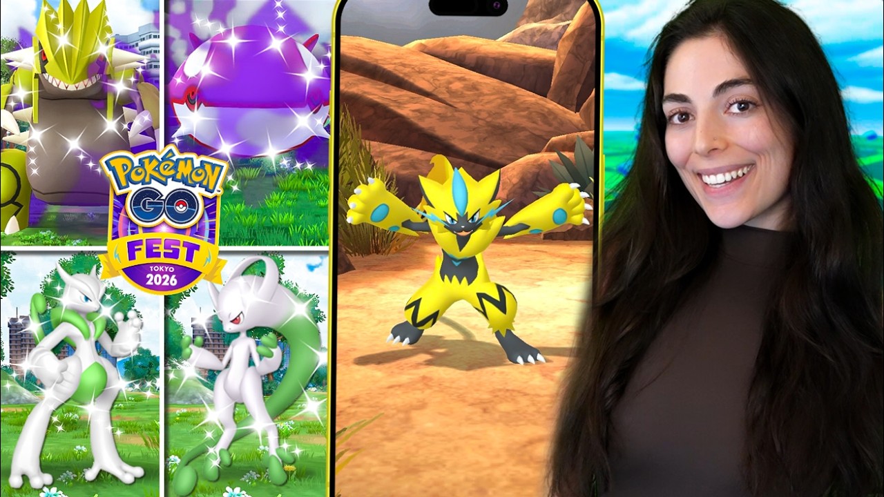 Я поймал первого в мире Зераору! (Pokemon GO: Tokyo GO Fest 2026!)