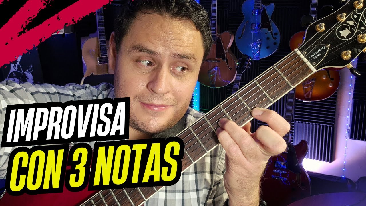 Импровизируйте всего с 3 нотами 🎸 и звучите как JAZZ PRO!