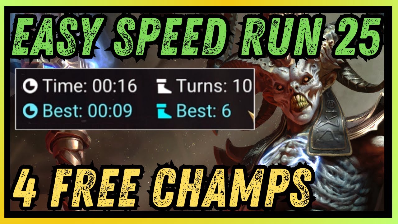 🔥 EASIEST Sand Devil 25 SPEED RUN 🔥 | RAID SHADOW LEGENDS