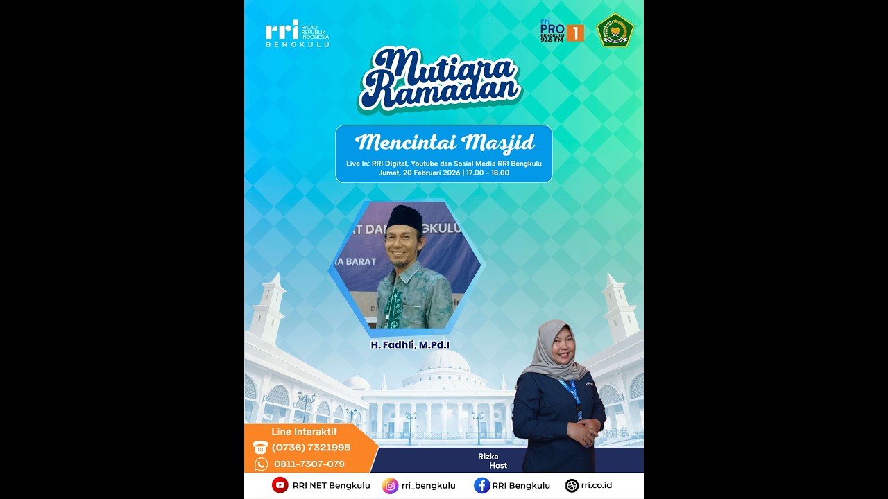 MUTIARA RAMADHAN | MENCINTAI MASJID