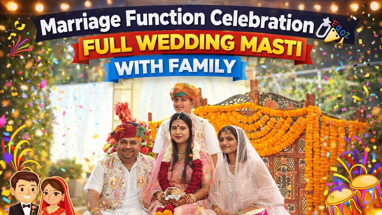 Marriage Function Celebration 💍 | Full Wedding Masti With Family | Indian Wedding Vlog 2026
