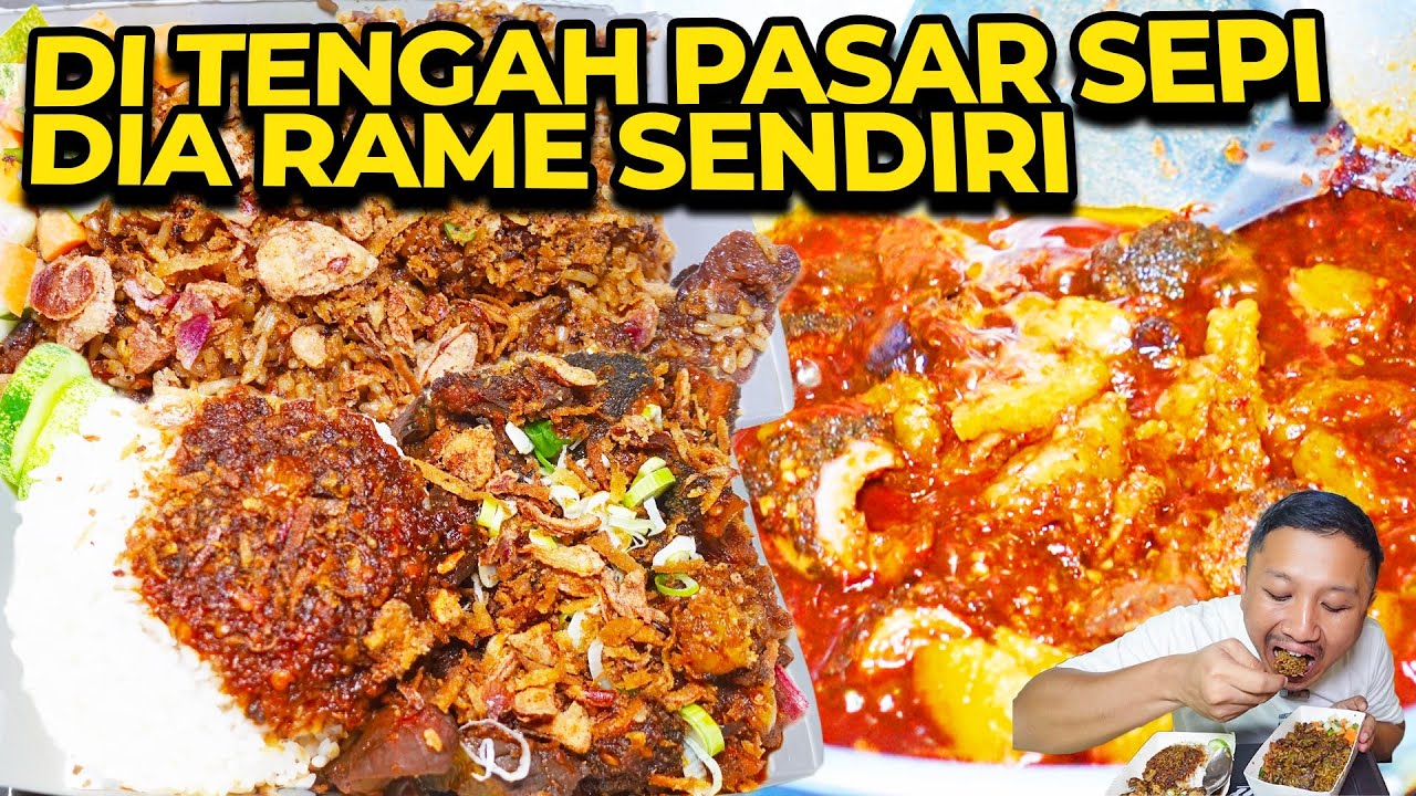 EX COOK HOTEL BINTANG 5 SUKSES JUALAN NASI JEROAN DI PASAR