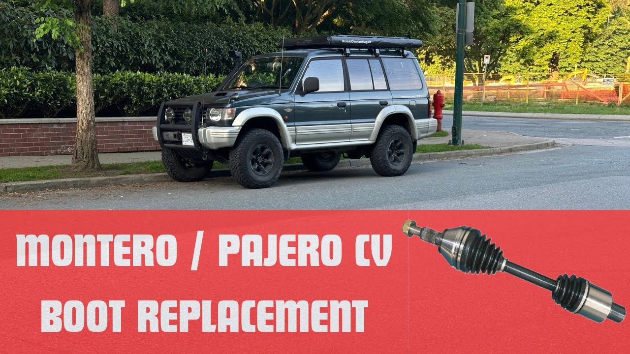 Как заменить левый пыльник ШРУСа на Pajero / Montero 1994 года (пошаговое руководство своими руками)