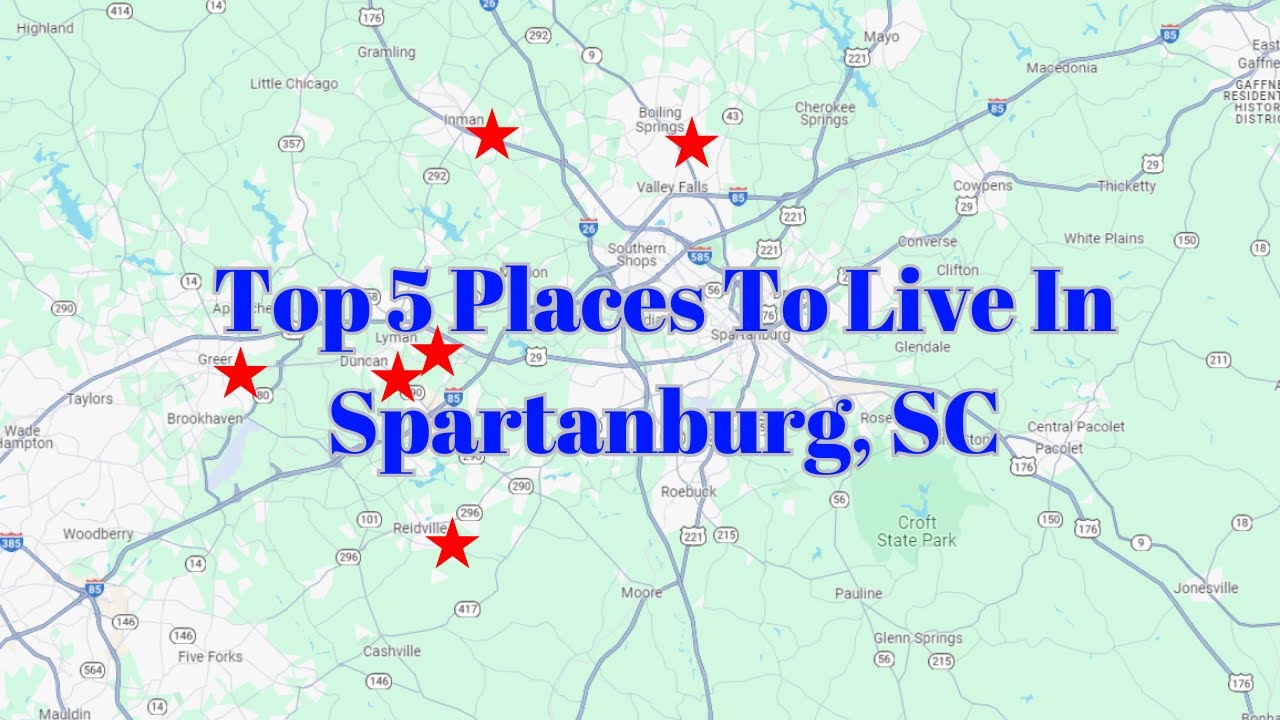 Best places to live in Spartanburg, SC