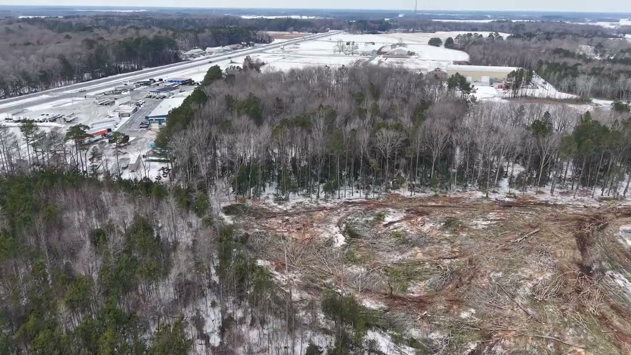 Week 3 progress 57 acre clear cut