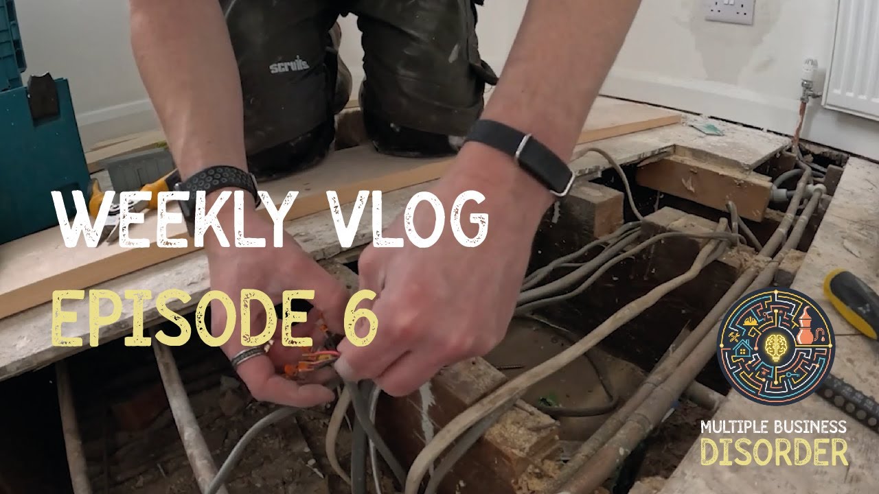Kitchen Tiling, 3D Printing and Fixing the "Illegal" Wire!