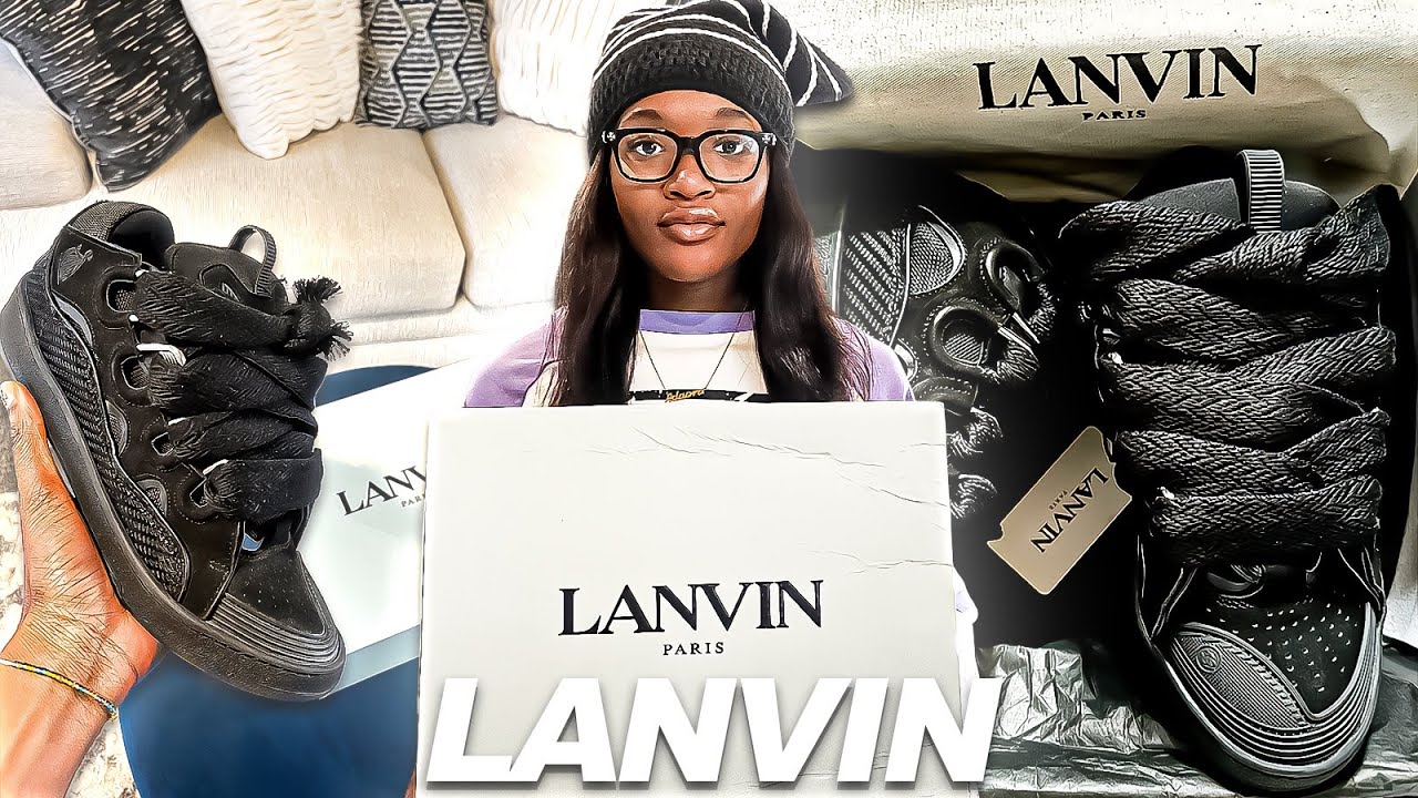 Стоят ли Lanvin шумихи вокруг них? Распаковка и обзор трёхцветных чёрных кроссовок Lanvin Curb!