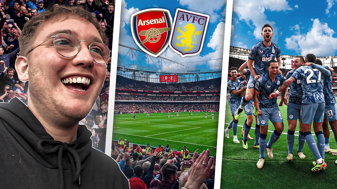 The Moment VILLA WON AT THE EMIRATES AGAINST ARSENAL! 🤯