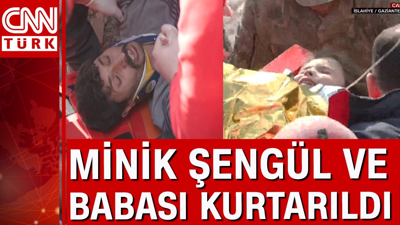 Depremde 6. gün! Umut dolu bekleyiş ve sevinç gözyaşları: Minik Şengül ve Babası enkazdan kurtarıldı