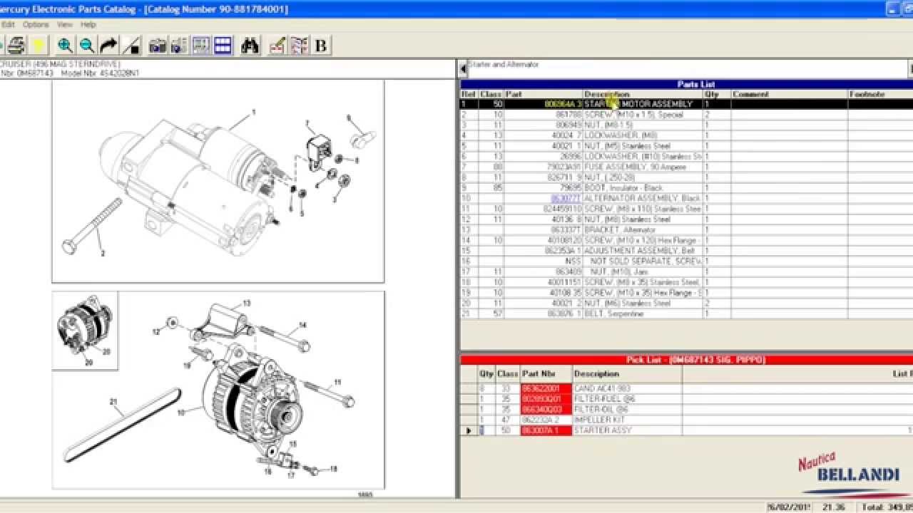 Come creare una picklist dei ricambi con il software EPC di Mercury