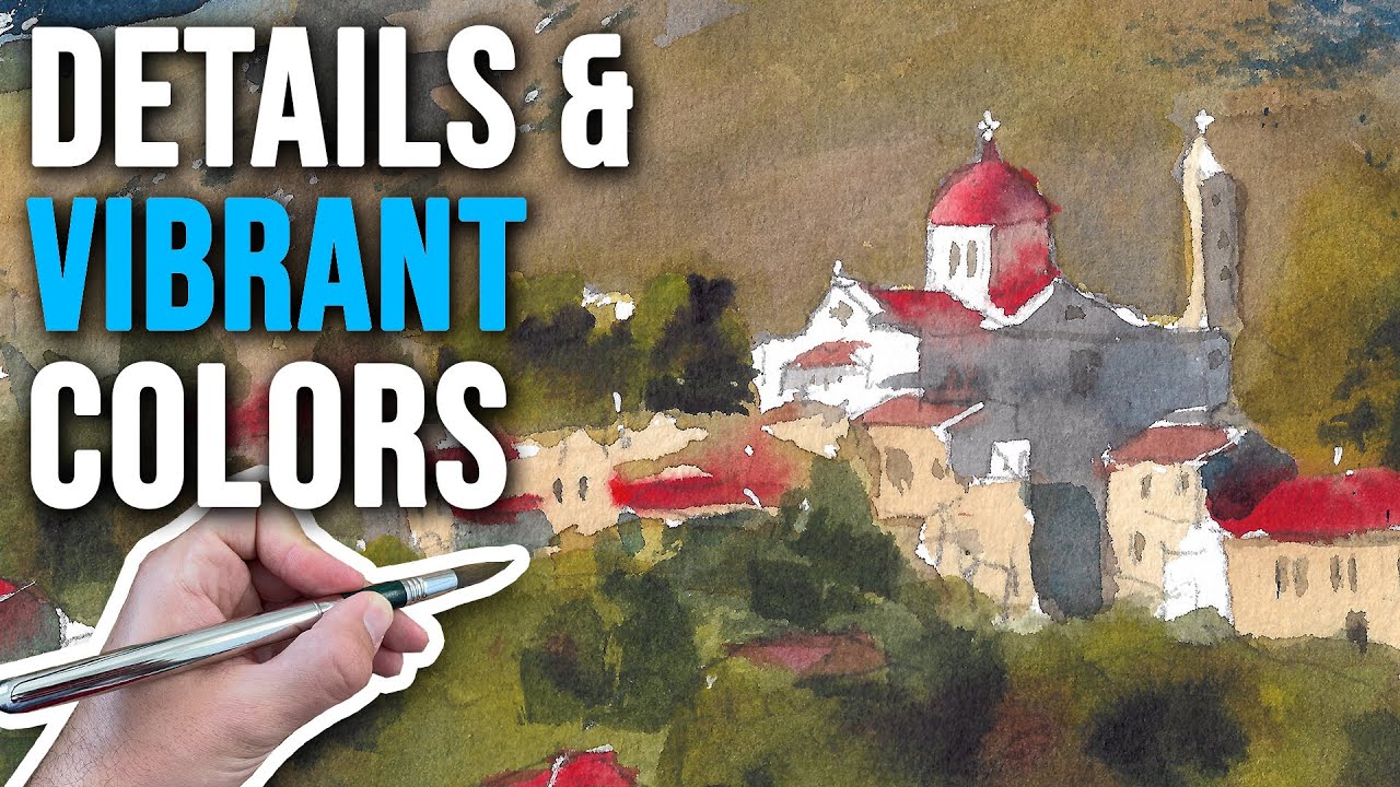Watercolor Lesson: DETAILS & VIBRANCY 🎨 #watercolor