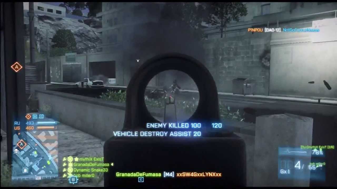 BF3 - Best (by far) Engineer weapon M4