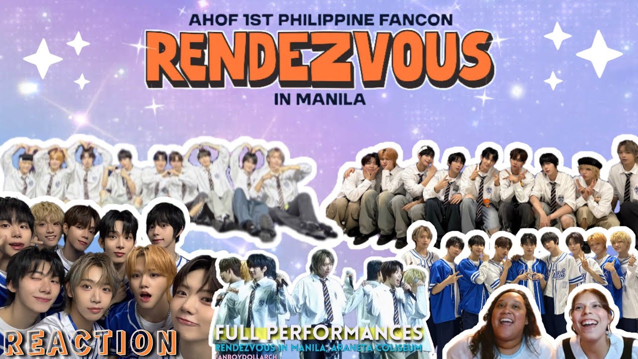 REACTION | AHOF - 1st FanCon 'Rendezvous in Manila' Performances W/ @Shyhoshi 