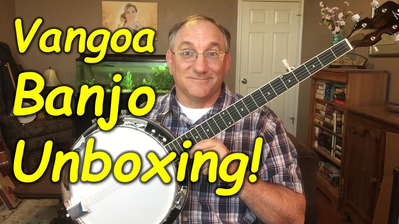 Vangoa Acoustic/Electric 5-string Resonator Banjo (VBJ-4E) Beginner Kit Unboxing