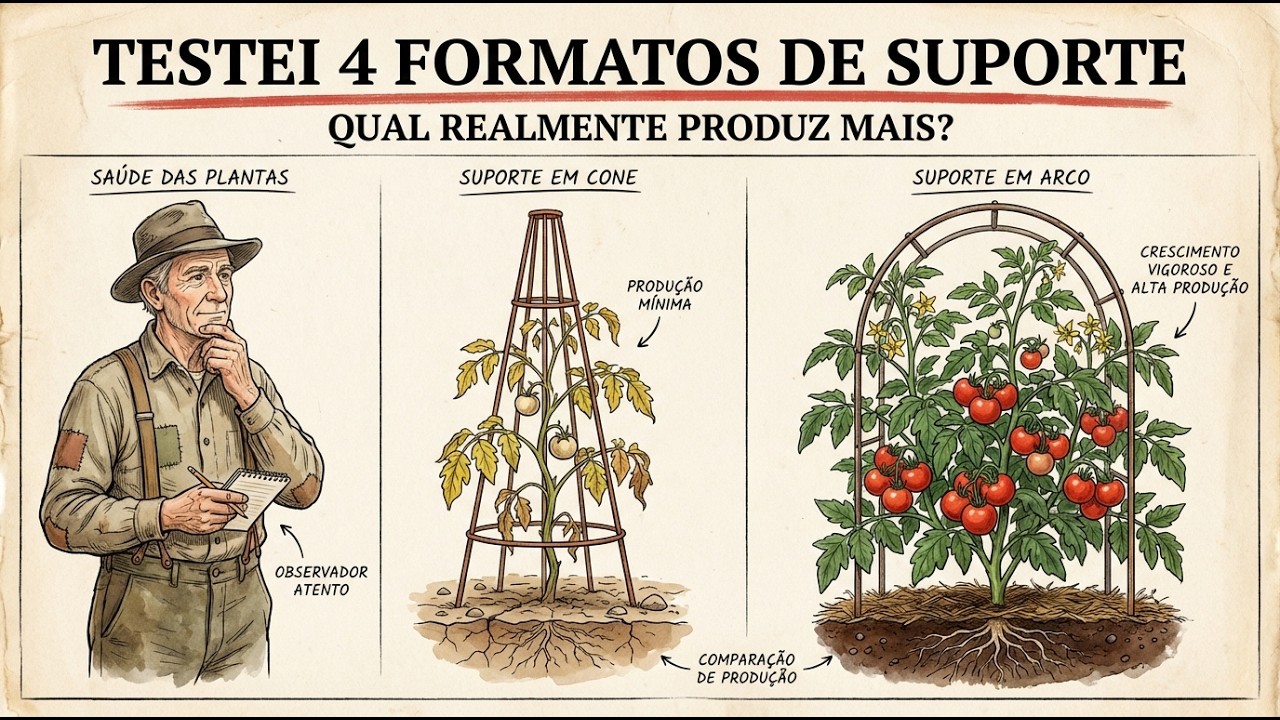 Testei 4 formatos de treliça — qual realmente produz mais?