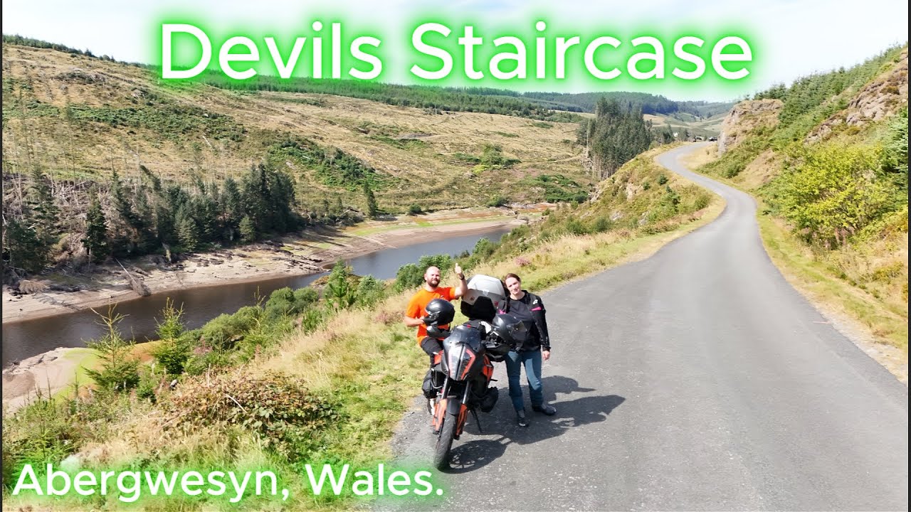 Devils Staircase Wales Abergwesyn with Becky on the KTM 1290 Super Adventure