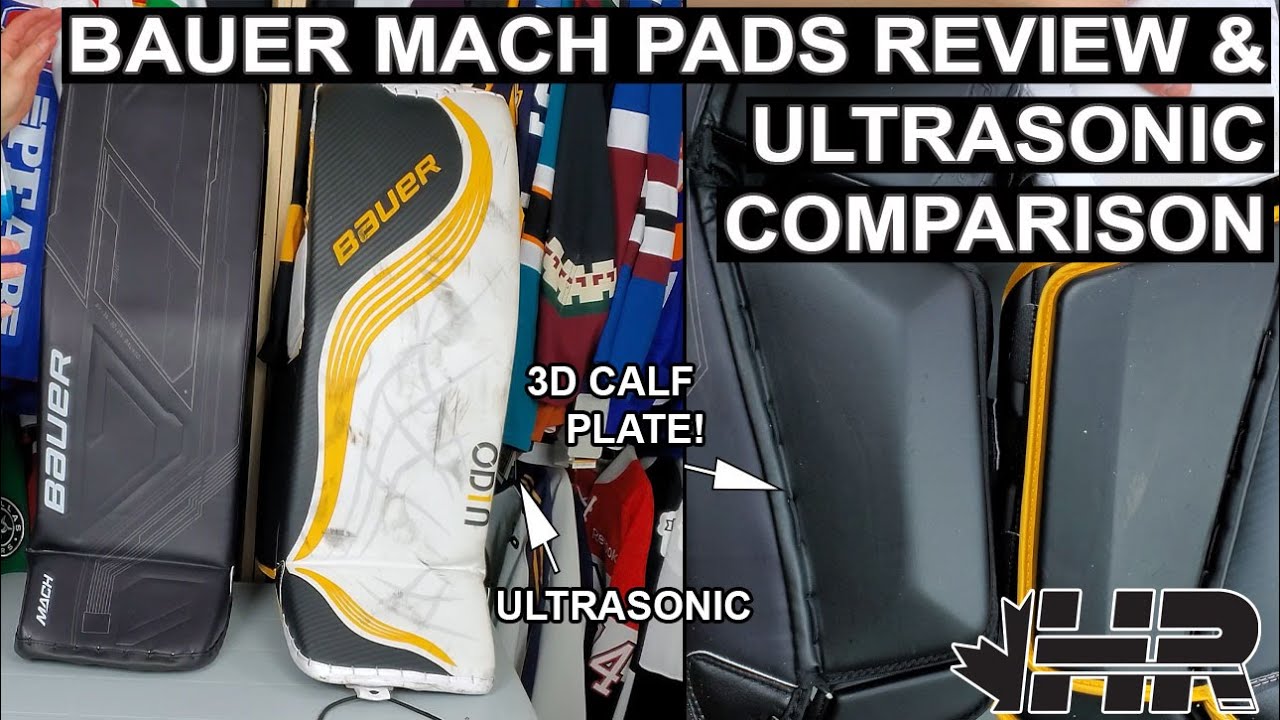 Обзор хоккейных щитков для вратаря Bauer Supreme Mach и сравнение ультразвуковых датчиков