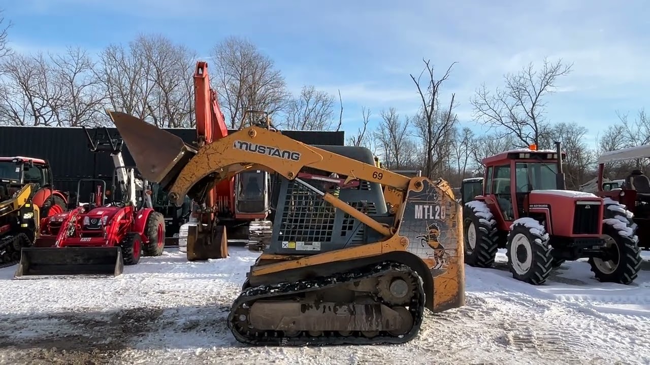 218219 Mustang MTL20 Skid Steer Loader MCGREW AUCTION