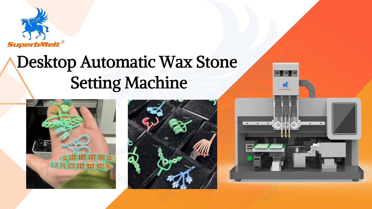 SuperbMelt Desktop Automatic Wax Setting Machine&mdash;Up to 12,000 Diamonds Per Hour | High-Speed&Compact