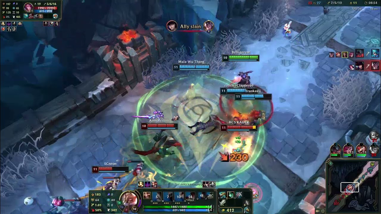 LOL ARAM Draven S with ⁦Mala Wu Thang⁩ earned an S+ on Smolder