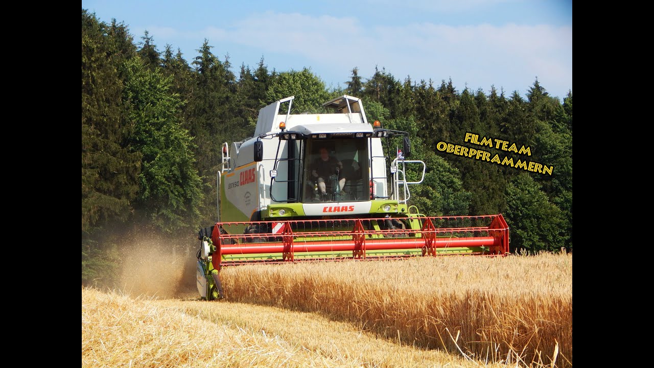 Claas Lexion 540 in der Gerste ►Getreideernte 2015 | 1 Jahr Filmteam Oberpframmern