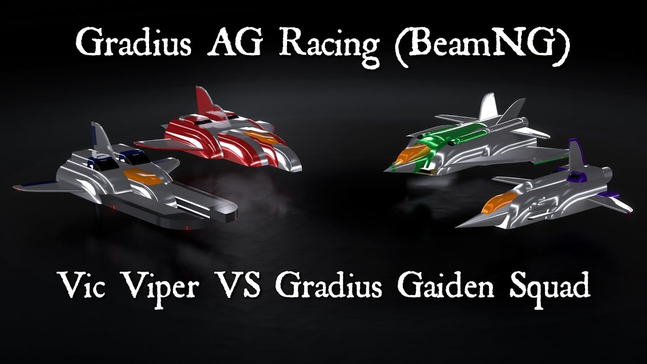 BeamNG X Gradius - Vic Viper VS Gradius Gaiden Squad (2023/09/28)