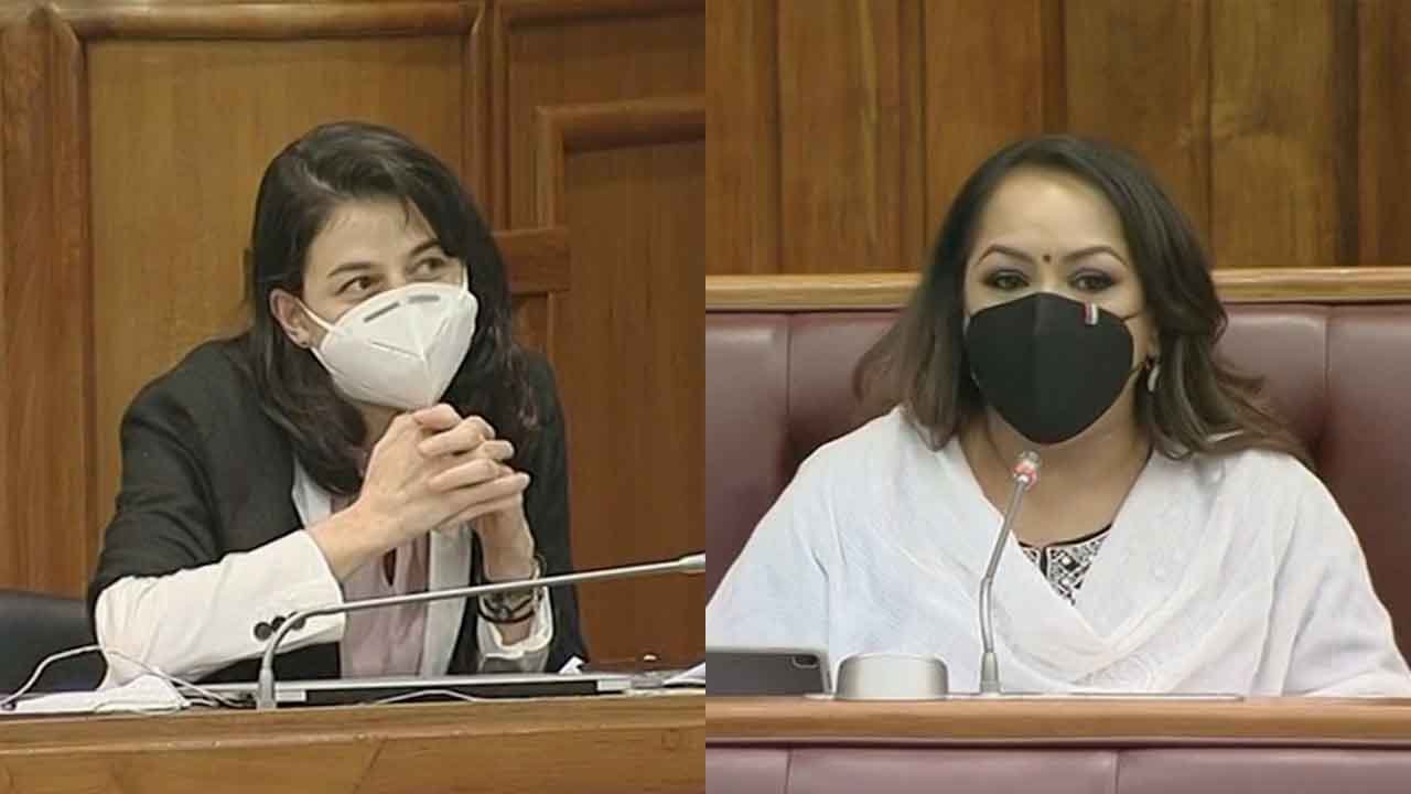 Publication sur Facebook : Kalpana Koonjoo Shah refuse de répondre à une question de Joanna Bérenger