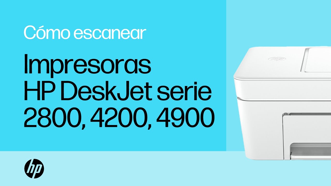 Escanear desde su impresora | Impresoras HP DeskJet serie 2800, 4200, 4900 | HP Support