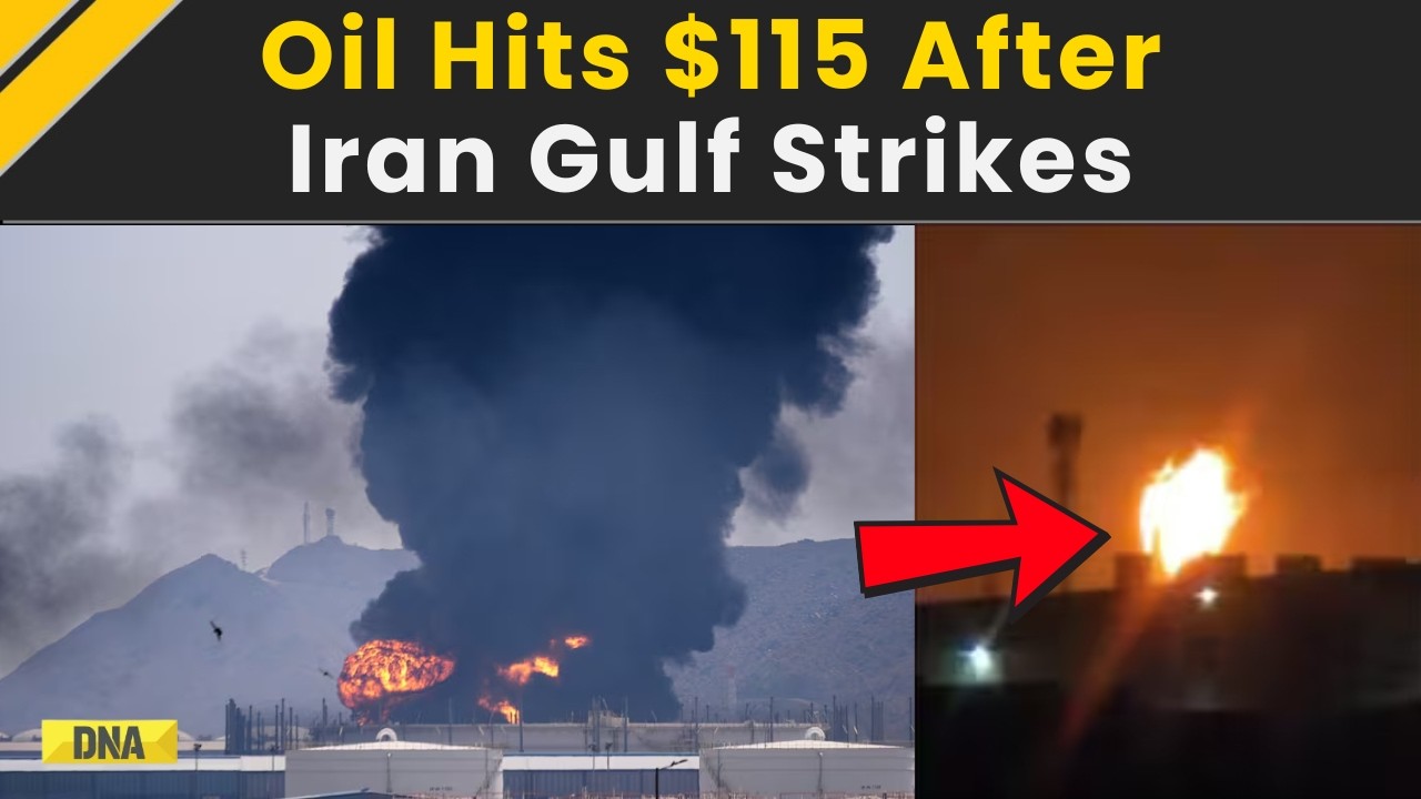 Iran Israel War: Crude Oil Hits $115 After Iran Attacks Gulf Energy Sites | Israel Iran War