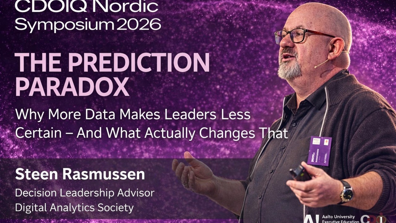 More Data, Less Certainty: Fixing the Prediction Paradox (Steen Rasmussen | CDOIQ 2026)